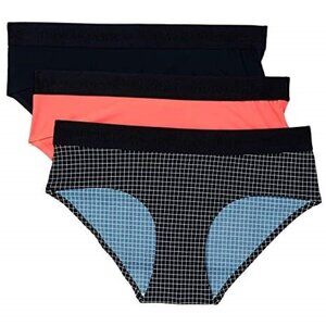 New Balance NB4050-3 Ladies Hipster Panties 3PK - (942N /Grid/Guava/Black Medium